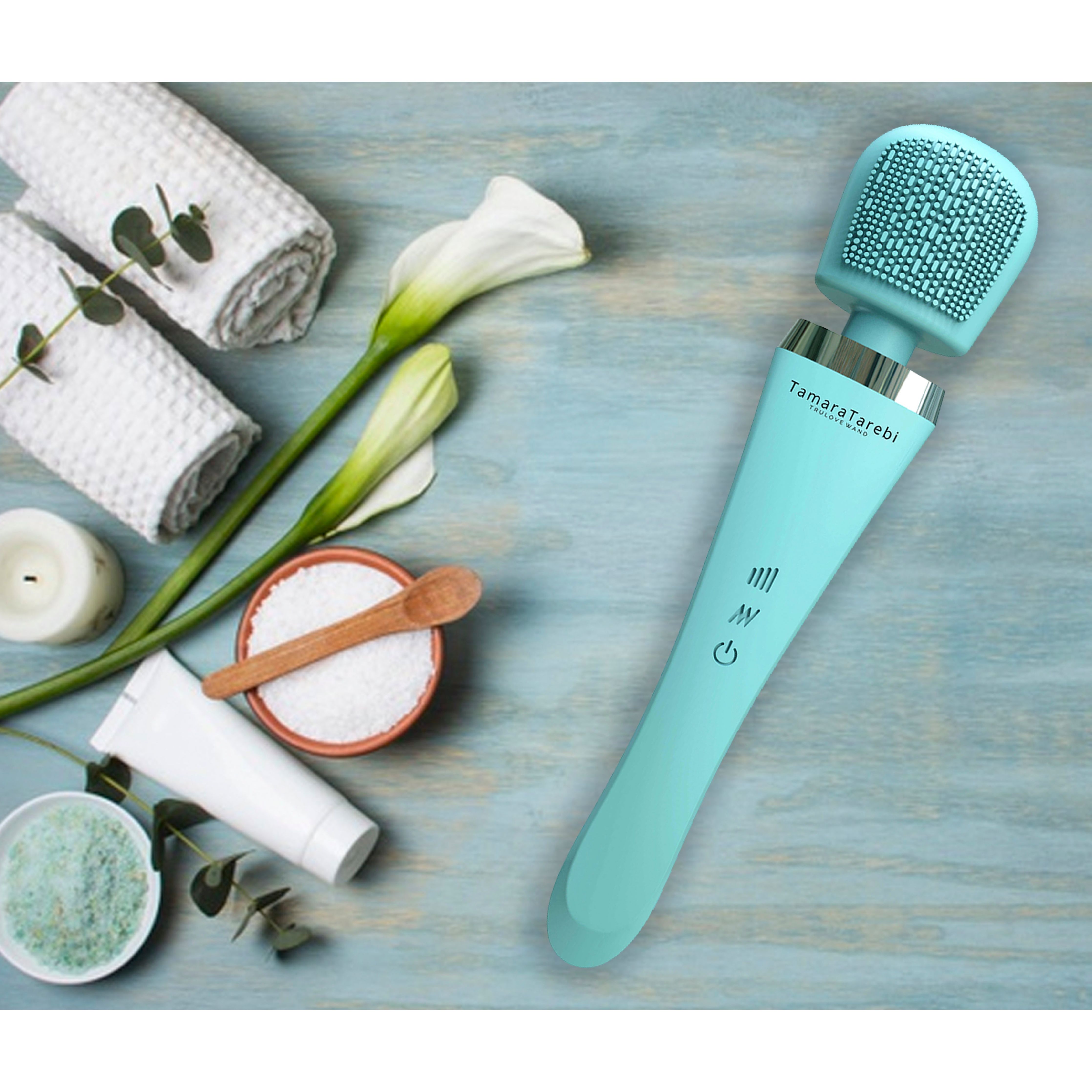 Indulge in Luxury: Premium Portable Therapeutic Body Massage Wand - Rechargeable - Torquoise